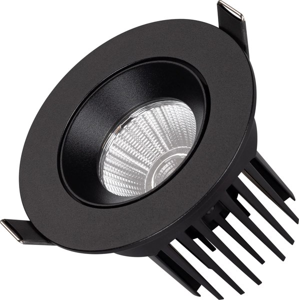 Точечный светильник Arlight MS-ATOLL-BUILT-TURN-R94-10W Warm3000 BK 36deg / 044618 - фото