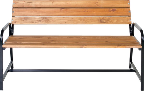 Скамья садовая Удачная мебель Флора со спинкой / E03.K.102