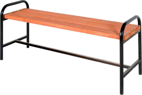 Скамья садовая Удачная мебель Флора без спинки / E04.K.102 - фото