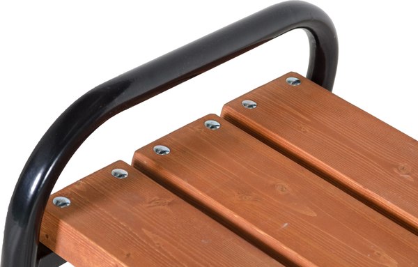 Скамья садовая Удачная мебель Флора без спинки / E04.K.102