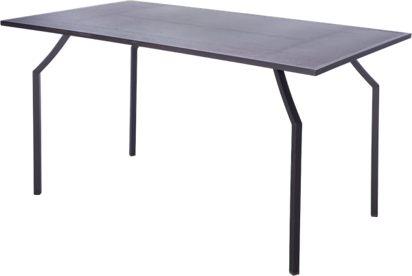 Стол садовый Удачная мебель Суаре 140x80x73 / F5.140A (графит) - фото