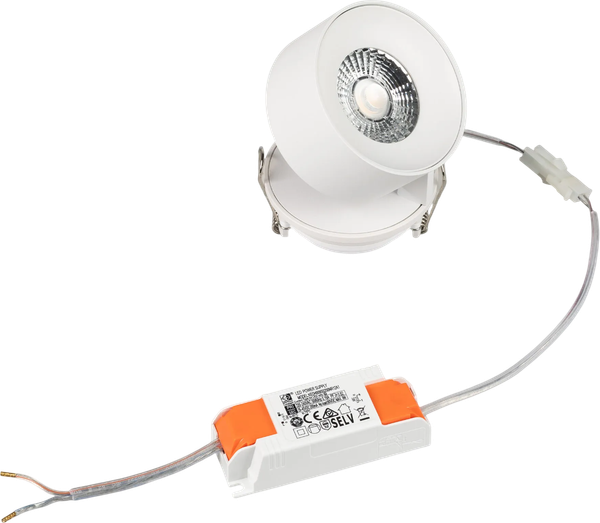 Точечный светильник Arlight SP-PLURIO-BUILT-R77-9W Day4000 WH-WH 36deg / 037972 - фото