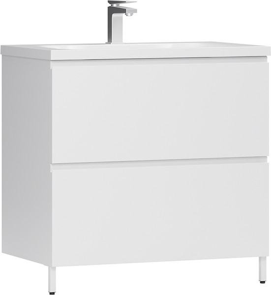 Тумба под умывальник Belux Минск Н 90-02 (1, белый глянцевый)