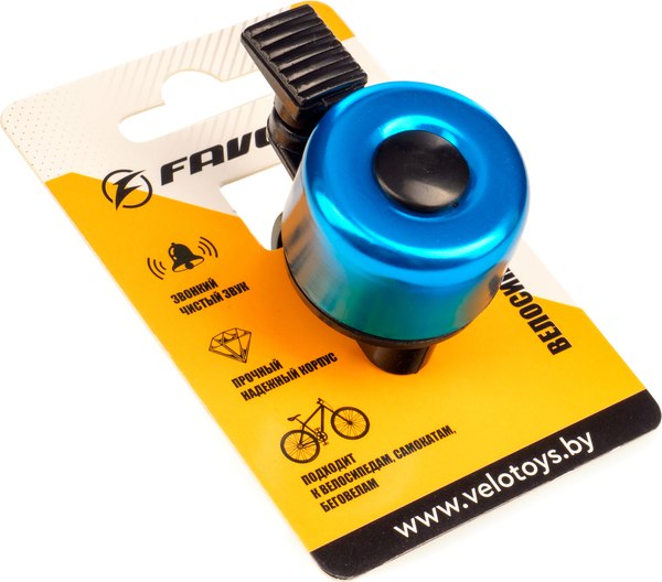 Звонок для велосипеда FAVORIT TD-1004BL - фото