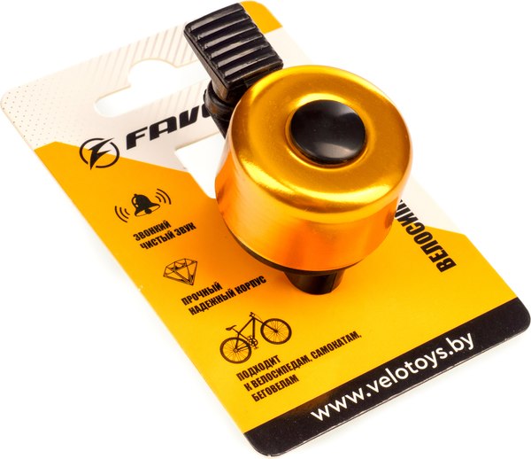 Звонок для велосипеда FAVORIT TD-1004YL - фото