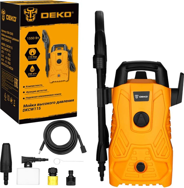 Мойка высокого давления Deko DKCW115 / 084-2040