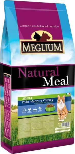 Сухой корм для кошек Meglium Cat Beef & Chicken & Vegetables / MGS0110 - фото