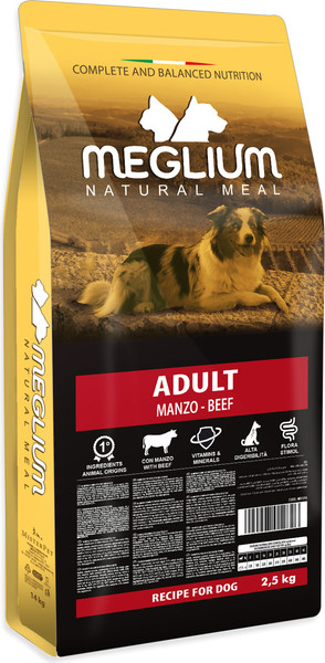Сухой корм для собак Meglium Dog Adult Beef / MS1302 - фото