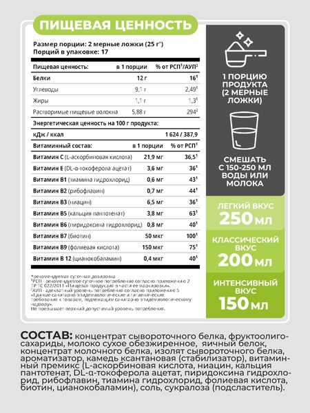 Протеин 1WIN Whey С пребиотиками