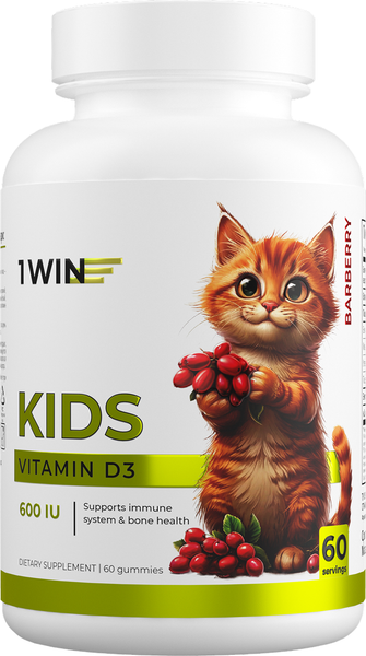 Витамин 1WIN D3 600МЕ Kids - фото