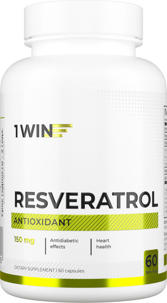 Пищевая добавка 1WIN Ресвератрол 150мг - фото