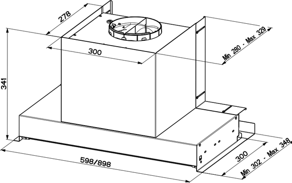 Вытяжка телескопическая Kuppersberg Francesca 60