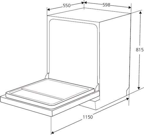 Посудомоечная машина Kuppersberg GSM 6072