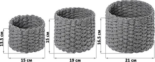 Набор корзин El Casa Круг / 990683