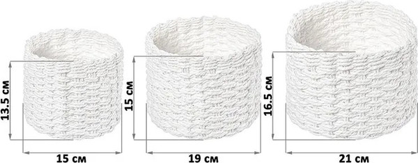 Набор корзин El Casa 990682