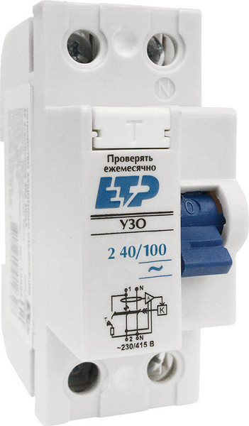 Устройство защитного отключения ETP 2п 40А 100мА DLF362 / 18027 - фото