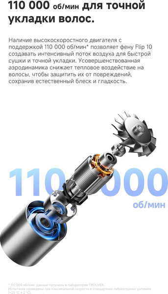 Фен Trouver Flip10 / AMFL10