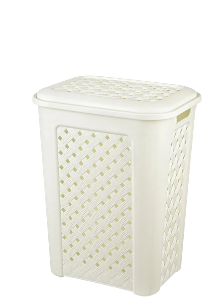 Корзина для белья El Casa Виола 205 с крышкой / 640300 - фото