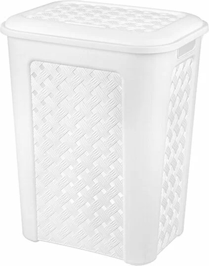 Корзина для белья El Casa Виола 205 с крышкой / 640298 - фото