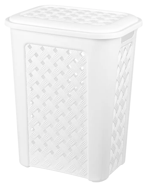 Корзина для белья El Casa Виола 204 с крышкой / 640297 - фото
