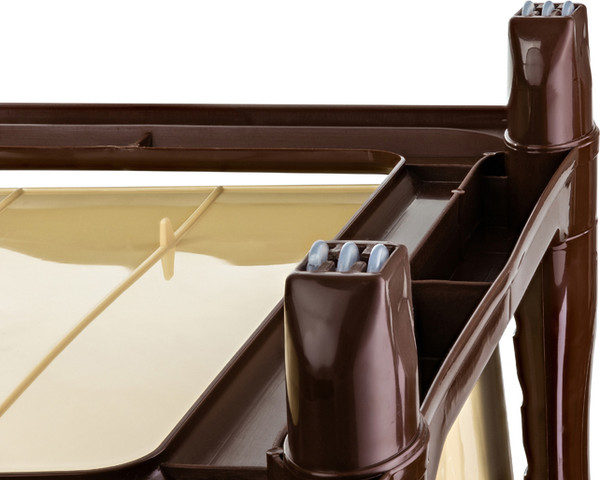 Комод пластиковый El Casa Классика 4-х секционный / 640057