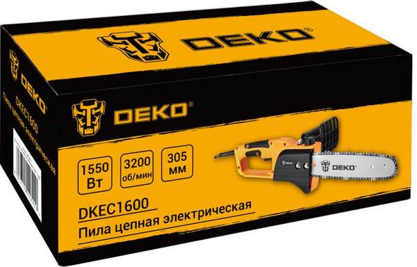 Электропила цепная Deko DKEC1600 / 084-2001