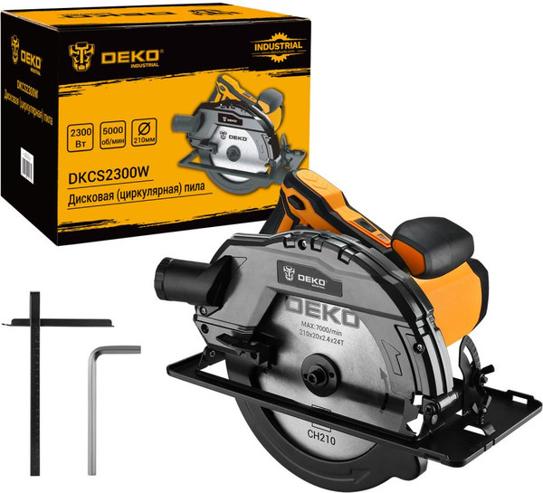 Дисковая пила Deko DKCS2300W / 084-1050 - фото