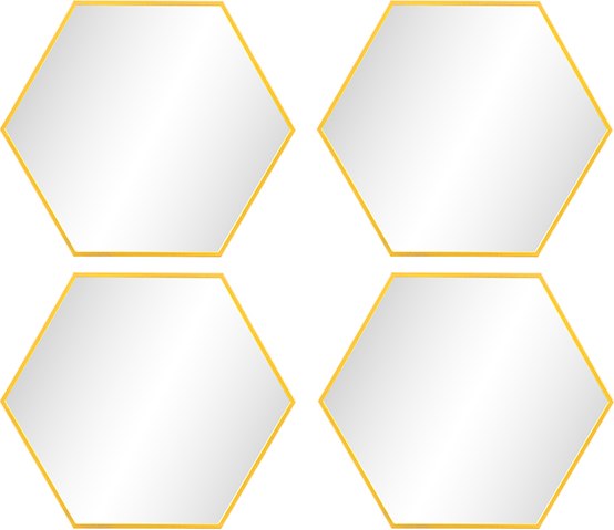 Комплект зеркал декоративных El Casa Соты / 471378