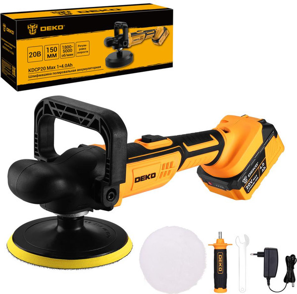 Полировальная машина Deko KDCP20 Max / 081-1026 - фото