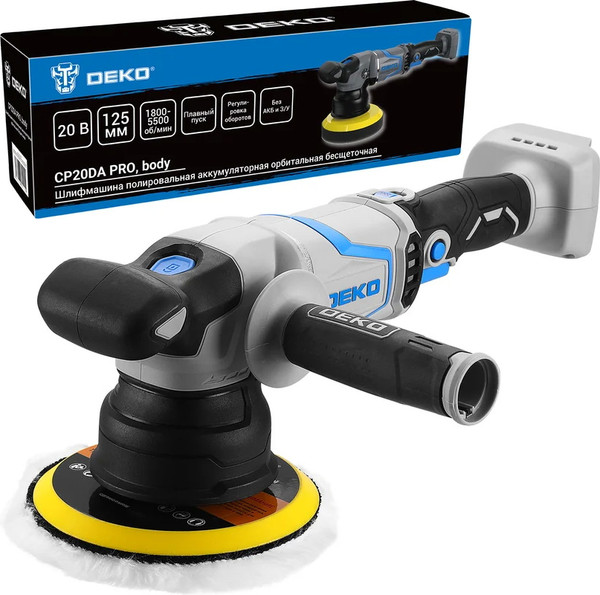 Полировальная машина Deko CP20DA PRO / 084-1088 - фото