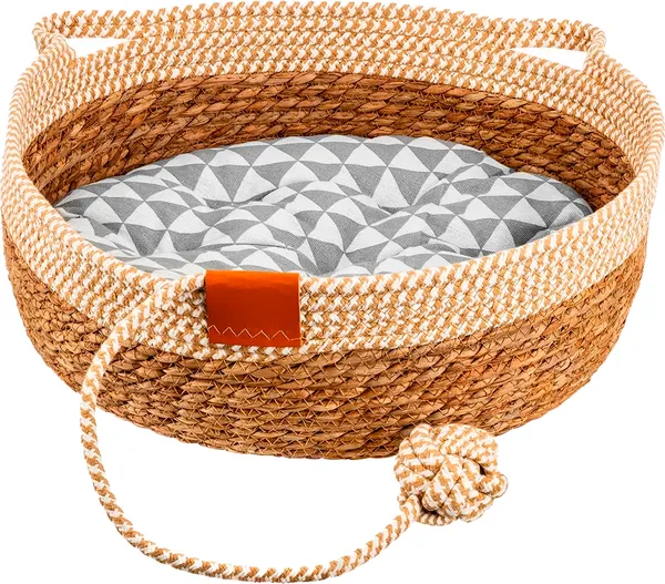 Лежанка для животных El Casa С подушкой и игрушкой / 290177