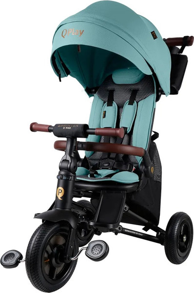 Трехколесный велосипед с ручкой QPlay S702 Sprinter S Max Mint - фото