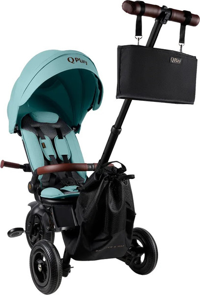 Трехколесный велосипед с ручкой QPlay S702 Sprinter S Max Mint