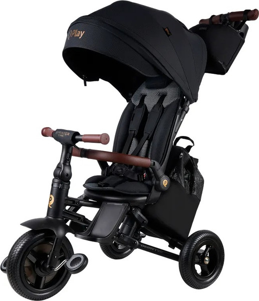 Трехколесный велосипед с ручкой QPlay S702 Sprinter S Max Black