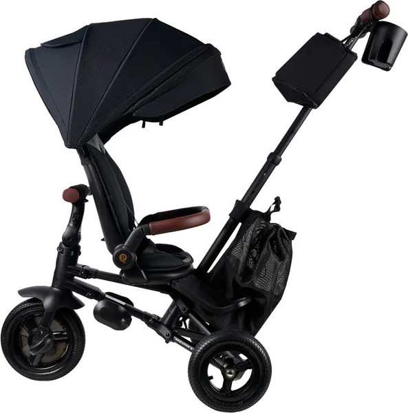 Трехколесный велосипед с ручкой QPlay S702 Sprinter S Max Black