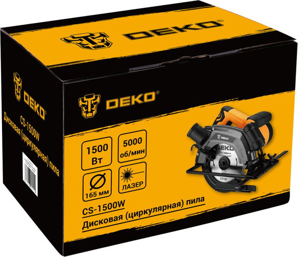 Дисковая пила Deko CS-1500W / 084-1150