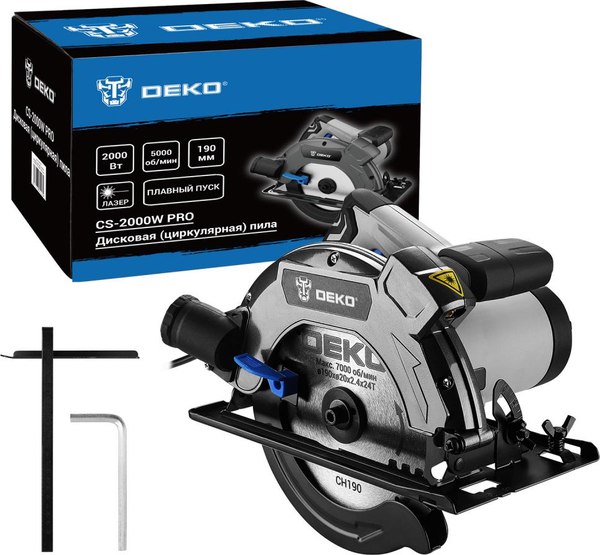 Дисковая пила Deko CS-2000W PRO / 084-1152 - фото