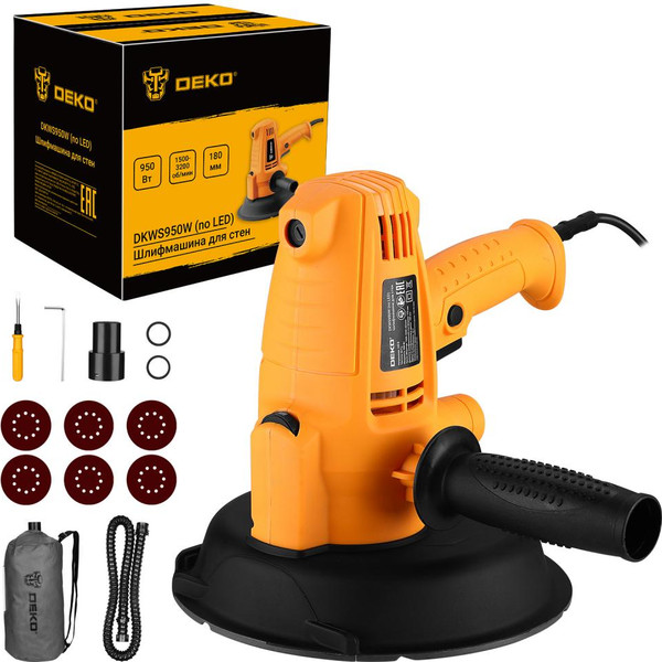 Шлифовальная машина для стен Deko DKWS950W / 084-1089 - фото