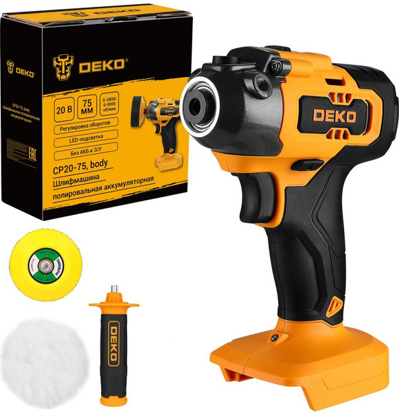 Полировальная машина Deko CP20-75 / 084-1086 - фото