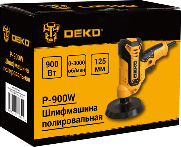Полировальная машина Deko P-900W / 084-1096