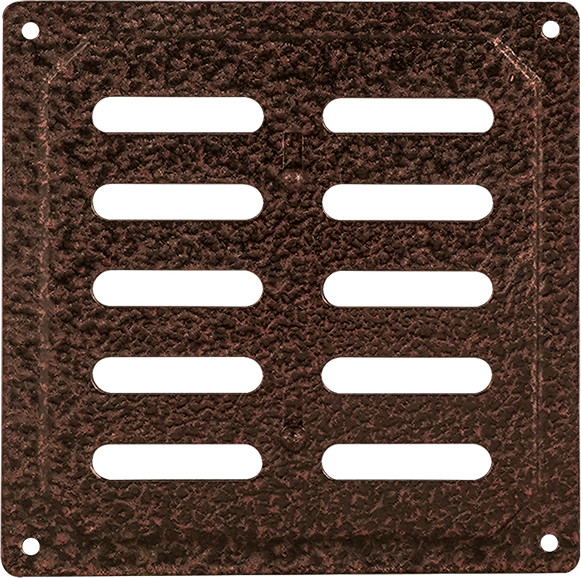 Решетка вентиляционная Нора-М 160x160 с заслонкой / 19366 - фото