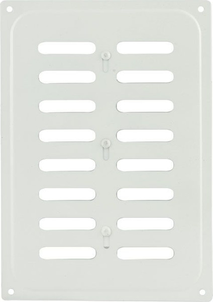 Решетка вентиляционная Нора-М 165x240 с заслонкой / 4760 - фото