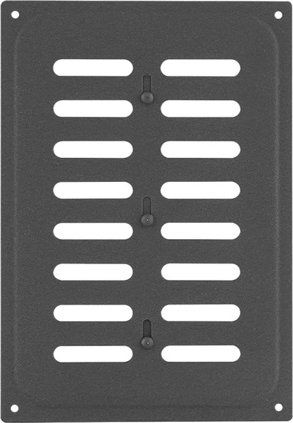 Решетка вентиляционная Нора-М 165x240 с заслонкой / 19374 - фото