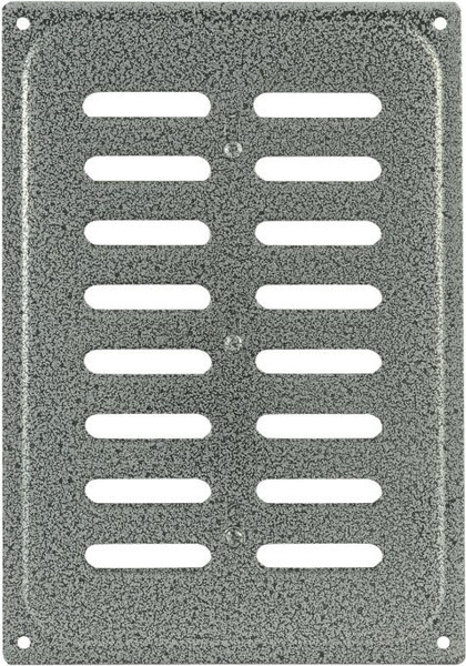 Решетка вентиляционная Нора-М 165x240 с заслонкой / 12923 - фото