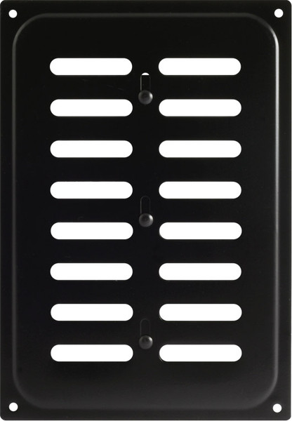 Решетка вентиляционная Нора-М 165x240 с заслонкой / 18324 - фото