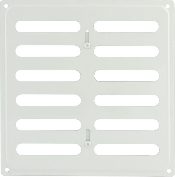 Решетка вентиляционная Нора-М 200x200 с заслонкой / 12920 - фото