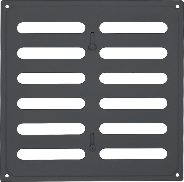 Решетка вентиляционная Нора-М 200x200 с заслонкой / 20172 - фото