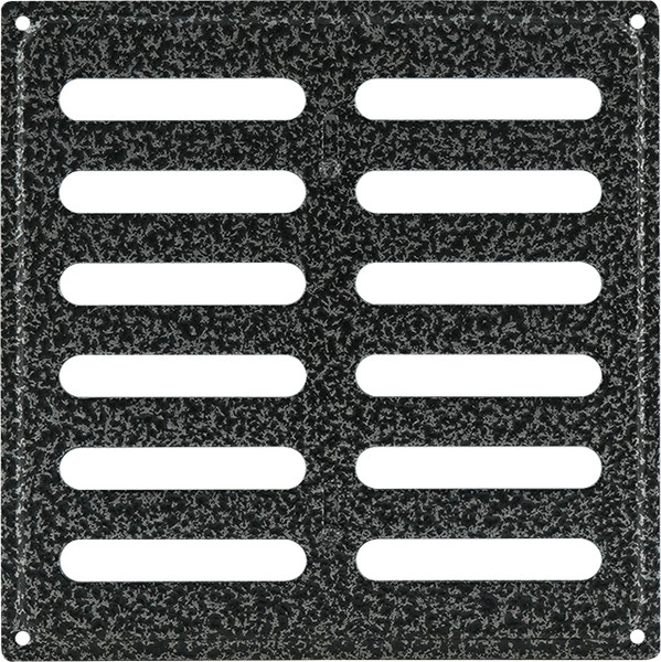 Решетка вентиляционная Нора-М 200x200 с заслонкой / 19375 - фото