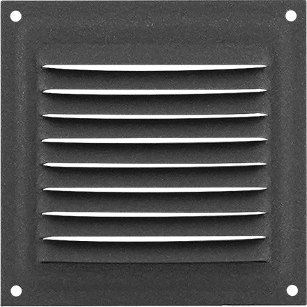 Решетка вентиляционная Нора-М 100x100 с сеткой / 19384 - фото