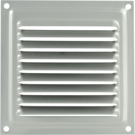 Решетка вентиляционная Нора-М 100x100 с сеткой / 7209 - фото